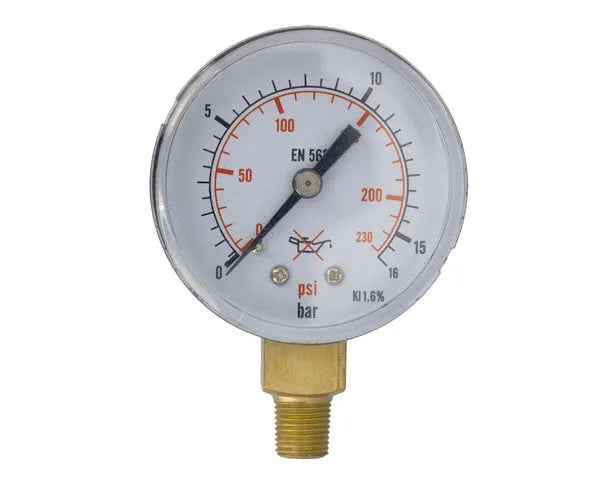 Manometr tlenu 0-16 bar psi 1/8''