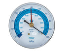 Manometr próżniowy 0-1000 mbar ø 80 mm 1/8''