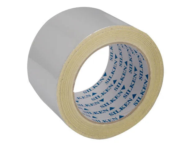 Taśma aluminiowa samoprzylepna 50 m x 75 mm. 40 mikronów