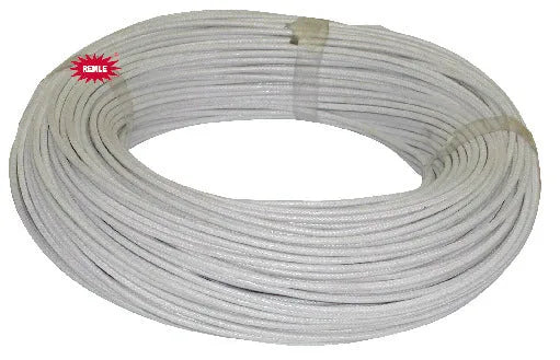 Biały kabel silikonowy na metry