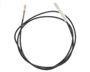 Kabel świecy zapłonowej z końcówką okrągłą 2,4X4 mm.