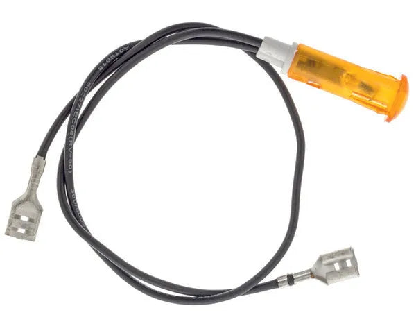 Lampka kontrolna ø9 mm. bursztynowa
