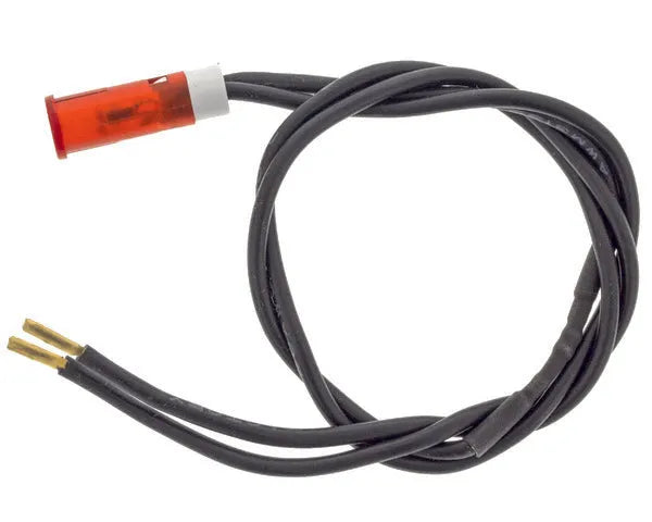 Czerwona lampka sygnalizacyjna neonowa ø 6mm 220v s183
