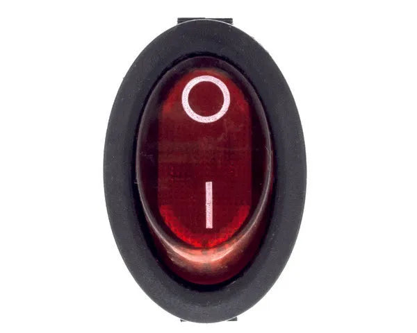 Przełącznik włącz/wyłącz czerwony 250V