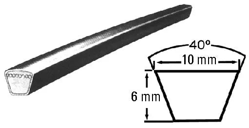Pasek pralki klinowy 3L-515