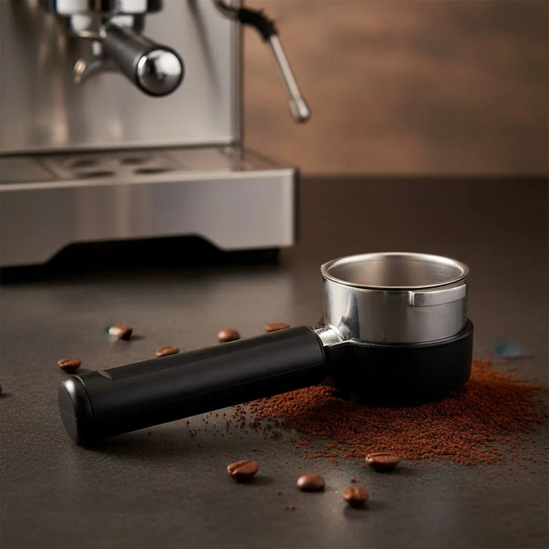 Portafiltro con cafetera Saeco