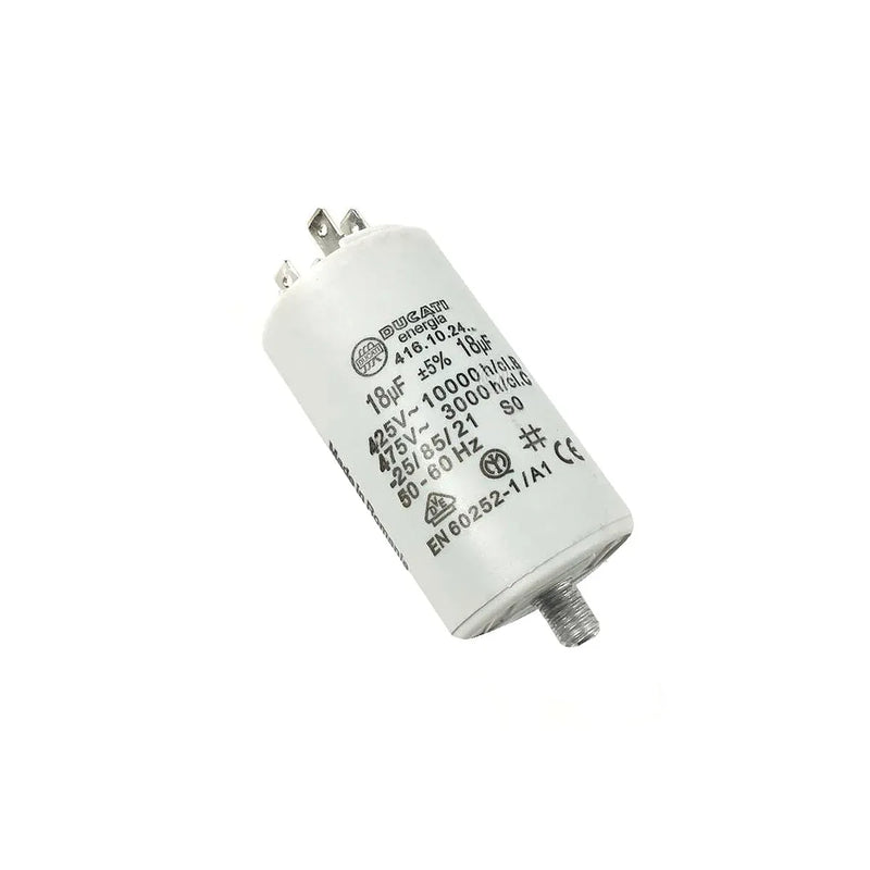 Kondensator 18uF pralki Electrolux oryginalny 50246552009
