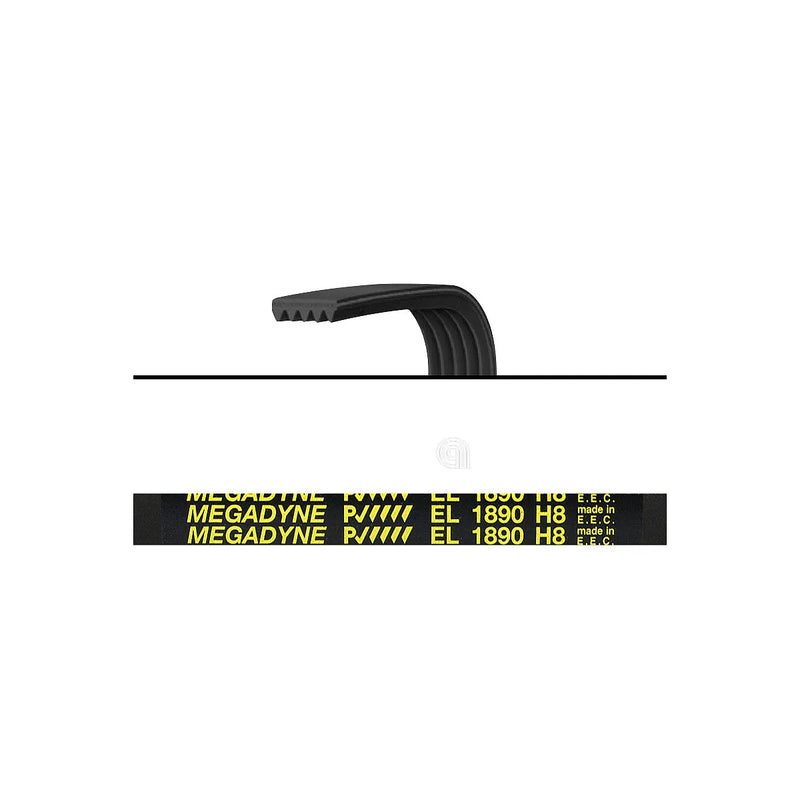 CANDY HOOVER ZEROWATT - Elastyczny pasek klinowy Poly-V 1890 H8 do pralki - 06012725