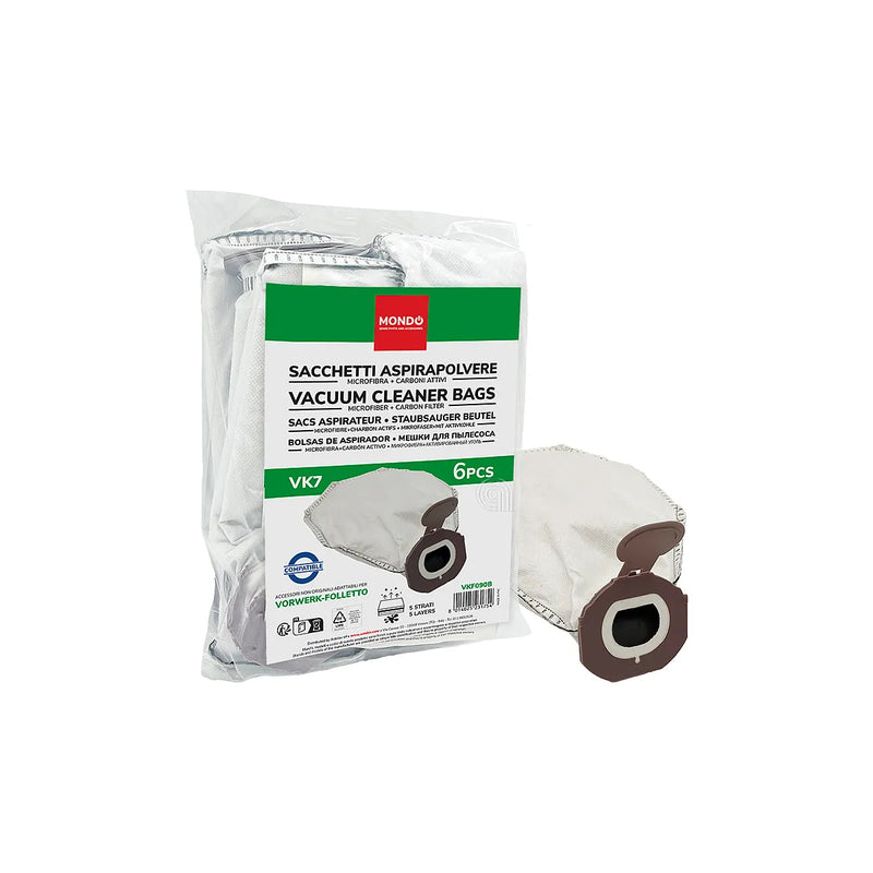 VORWERK-FOLLETTO - Woreczki z mikrofibry do odkurzacza - 01097