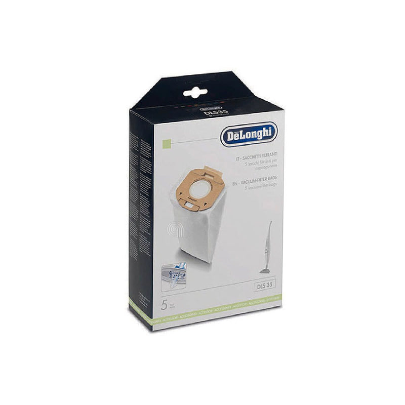 Zestaw 5 oryginalnych worków do odkurzacza De Longhi DLS35