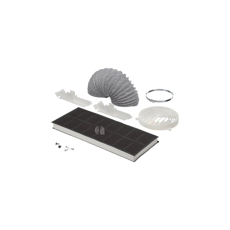 Kit filtro de carbón rectangular para campana Bosch original