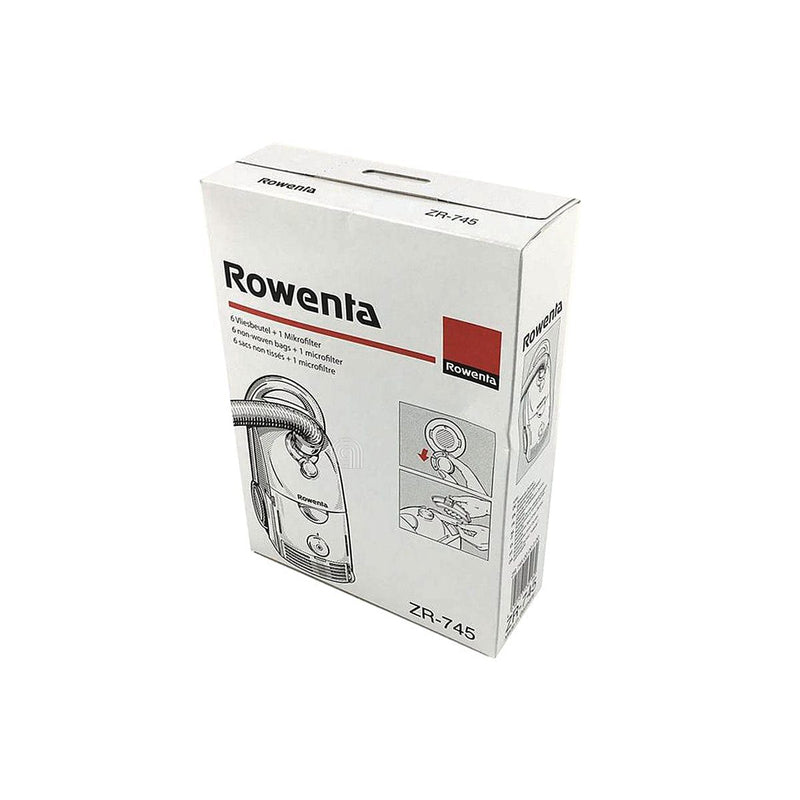 zestaw 5 worków i 1 oryginalny filtr do odkurzacza Rowenta ZR745