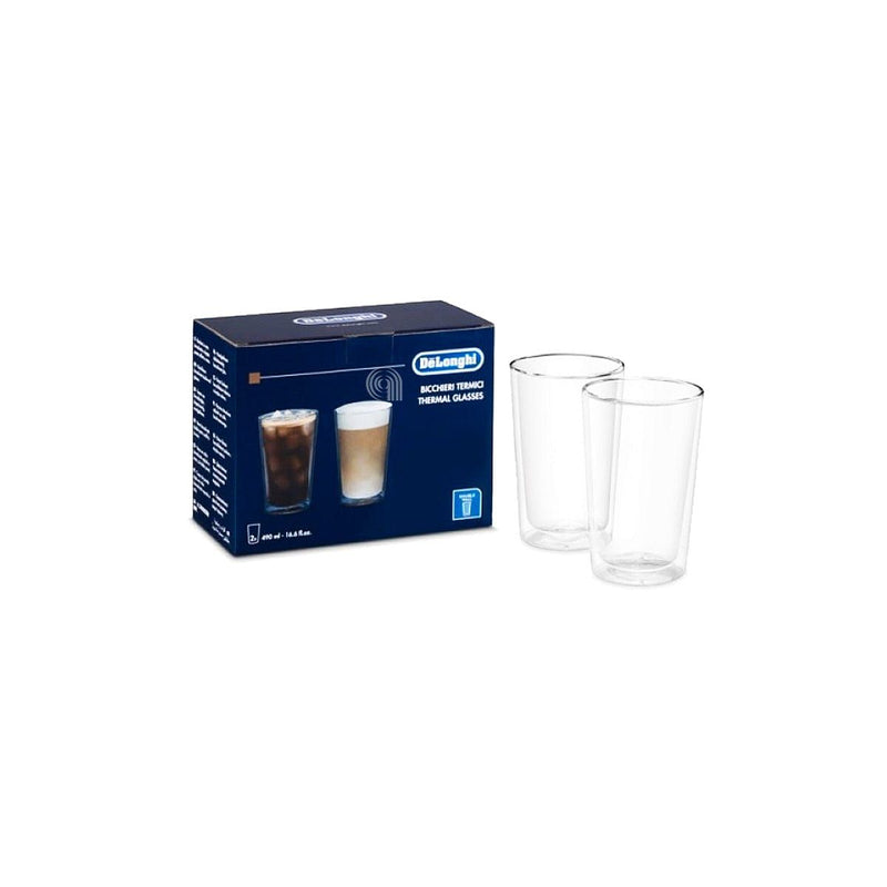 szklanki do napojów zimnych De Longhi 2x 490 ml AS00001404