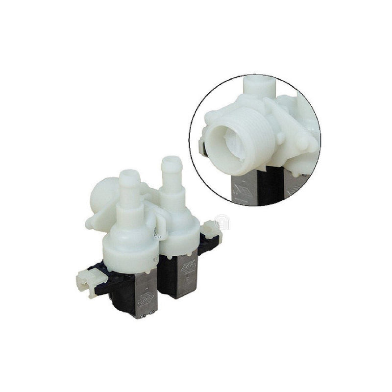 Zawór elektromagnetyczny 2-drożny 90° 12mm do pralki Whirlpool