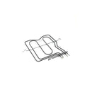 Opór górny piekarnika Whirlpool Ariston Indesit C00016054