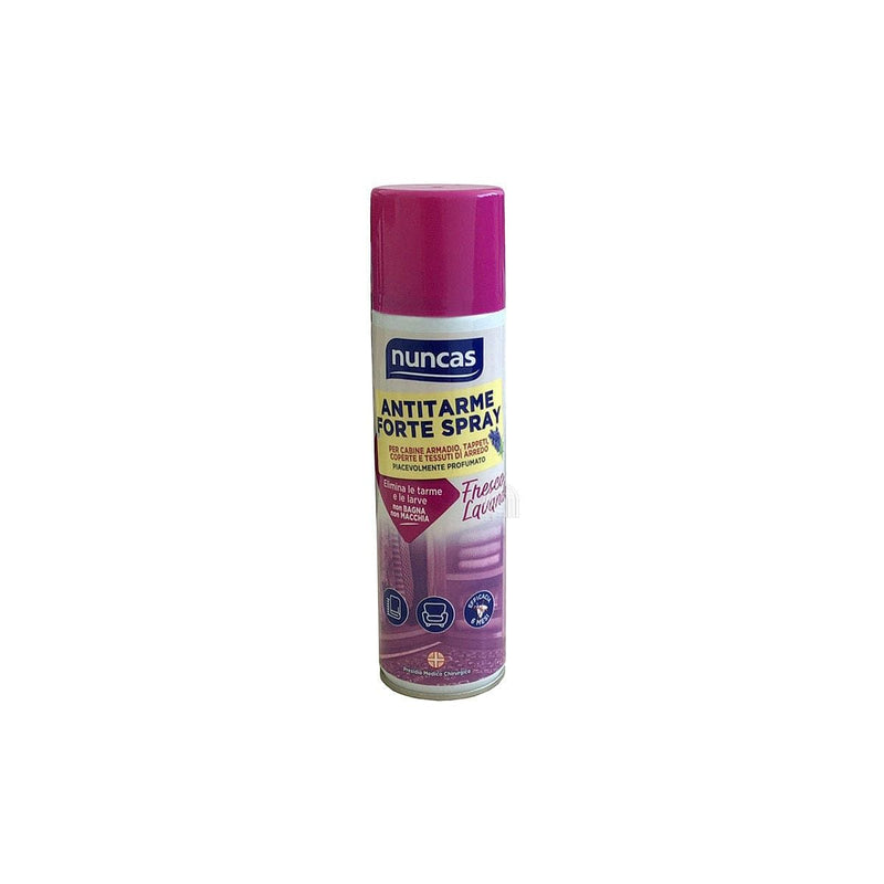 Nuncas Antitarme Forte spray lawendowy 250 ml środek owadobójczy do tkanin