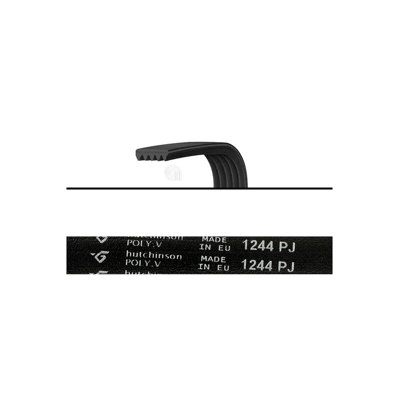 WHIRLPOOL, INDESIT, GORENJE - Pasek wielorowkowy Poly-V J5 do pralki - 1244J5