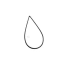 BOSCH, BALAY, SIEMENS - Pierścień mocujący gumy drzwi pralki - 11042475