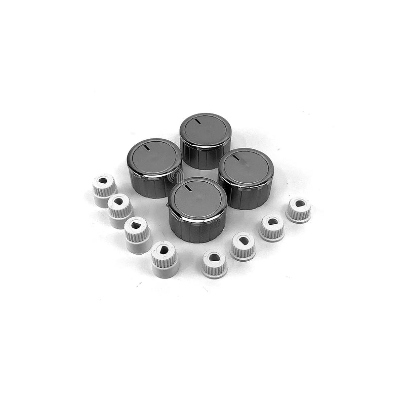 UNIVERSALE - Zestaw 5 chromowanych gałek do blatu - AST-00539103