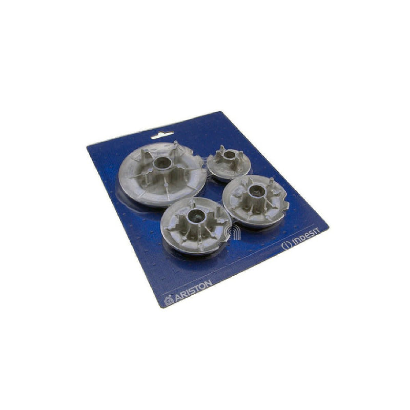 zestaw 4 palników do kuchenki Whirlpool Indesit C00065933