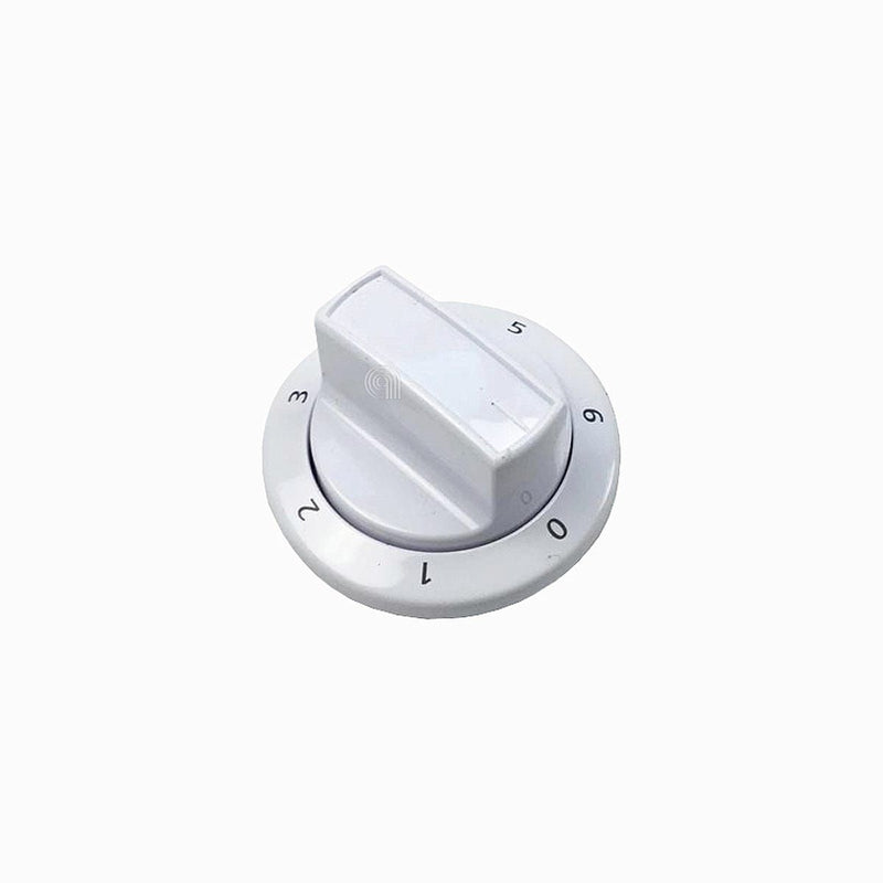 Biała pokrętło sterujące do piekarnika Beko 250315075 Indesit C00915972