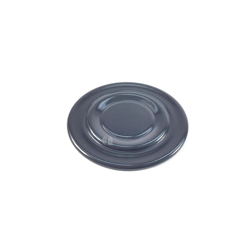 Prawa czarna emaliowana pokrywa palnika Whirlpool 481010714675