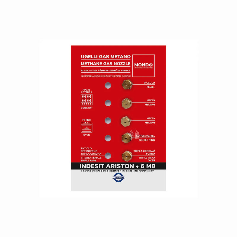 ARISTON, INDESIT, MONDO - Wtryskiwacze Płyty Kuchennej - AST-00537556