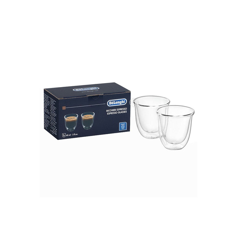 Oryginalne filiżanki do espresso do ekspresu De Longhi 60 ml, zestaw 2 sztuk