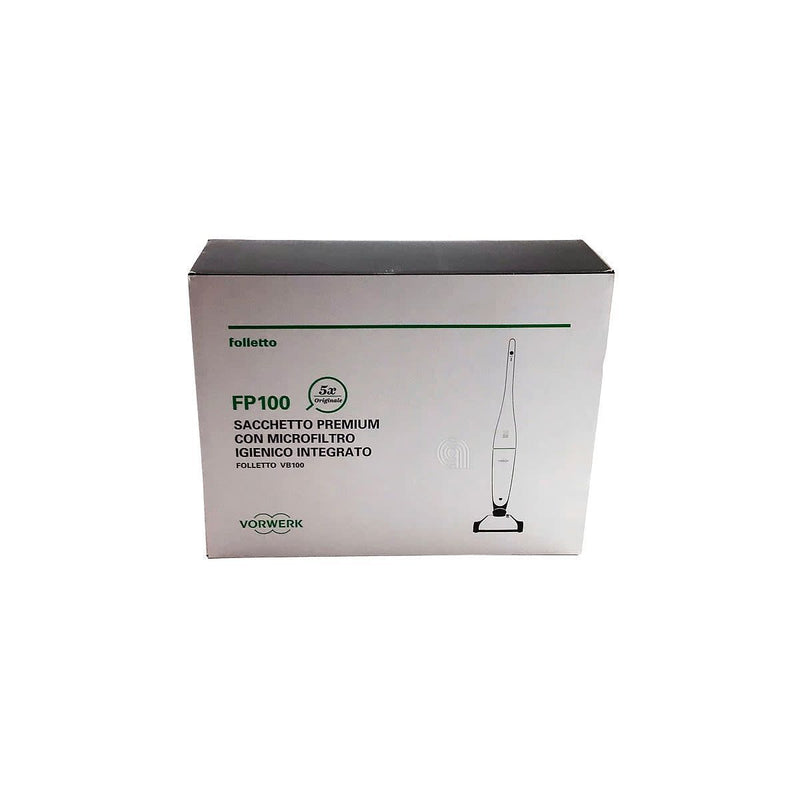 Zestaw 5 torebek premium FP100 z oryginalnym filtrem Vorwerk 58018