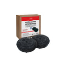 ZESTAW 2 OKRĄGŁYCH FILTRÓW WĘGLOWYCH TYP 57 V400 MONDO OKAP KUCHENNY ELECTROLUX ELICA WHIRLPOOL