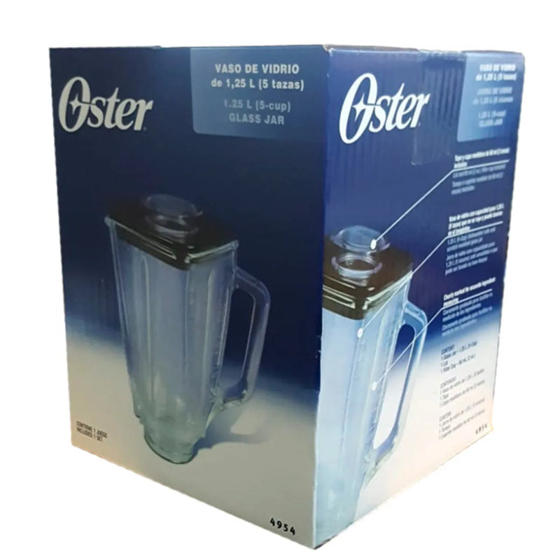 Jarra de vidrio batidora de vaso Oster 1.25L