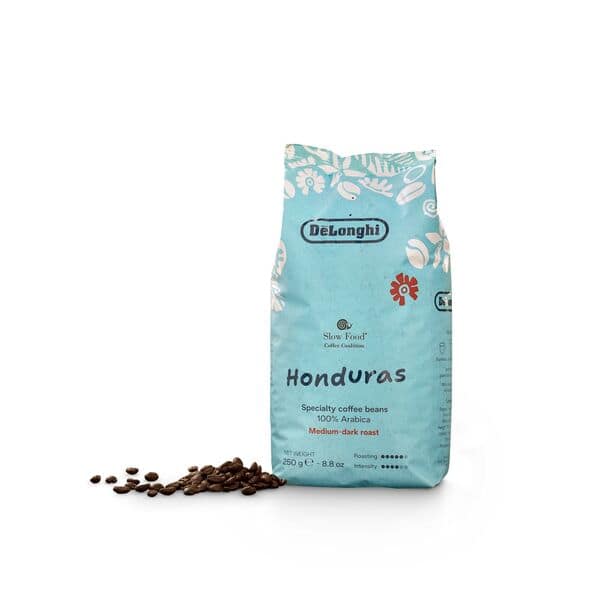 DeLonghi Kawa ziarnista specialty Honduras, 100% Arabica średnio/ciemno palona, 250 g AS00006166 DLSC620