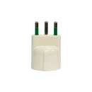 Zestaw 10 adapterów 2P+T 16A gniazdo Schuko 16A Mondo