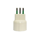 zestaw 10 adapterów wtyczki włoskiej 2p+t 10a na schuko