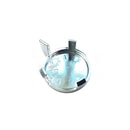Chromowana gałka dyskowa z naturalnego ABS do De Longhi 5311812331
