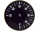 Mando termostat 0-120ºC czarny
