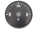 Mando termostat 0-300ºC czarny