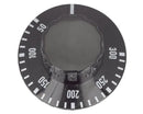 Mando termostat 50-300ºC czarny