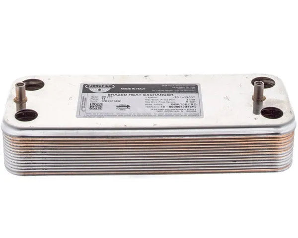 JUNKERS/BOSCH Wymiennik ciepła kotła 14 płyt | 8705406287 | 87054062870