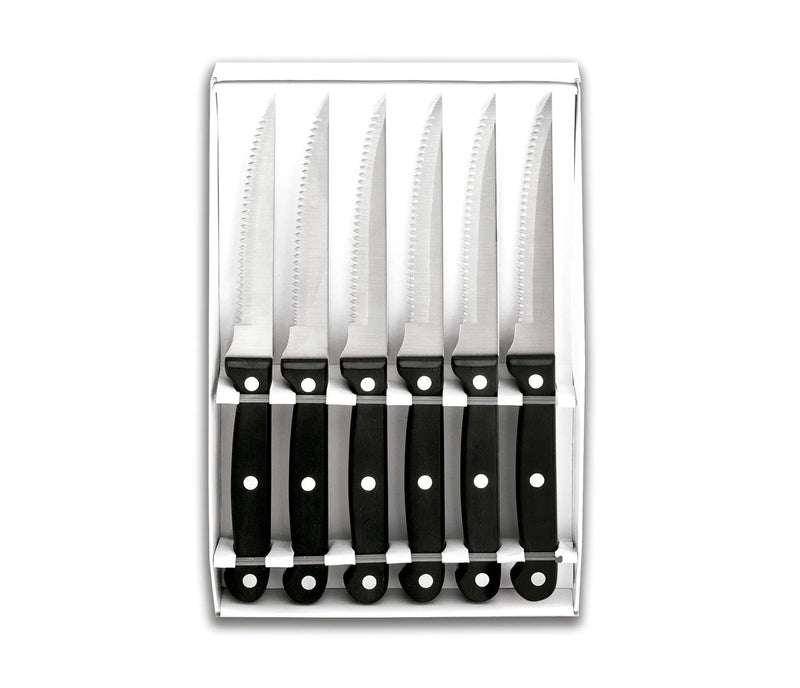 LACOR Set de 6 cuchillos chuleteros 39060