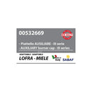 LOFRA, MIELE, CZĘŚCI ZAMIENNE DO KUCHNI - Pokrywka palnika pomocniczego płyty grzewczej - 03190117