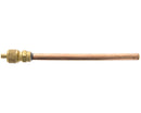Zawór kulowy z rurką 1/4" do lutowania 6x100