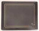 Pokrywa blatu 610 x 520 mm, czarna dekoracyjna