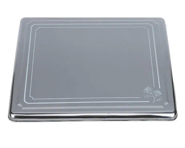 Pokrywa blatu 610x520x28mm dekor stal nierdzewna
