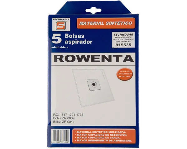 SACO ODKURZACZA SYNTETYCZNEGO ROWENTA 5 SZT.