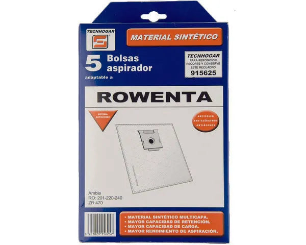 SACO ODKURZACZA SYNTETYCZNEGO ROWENTA 5 SZT.