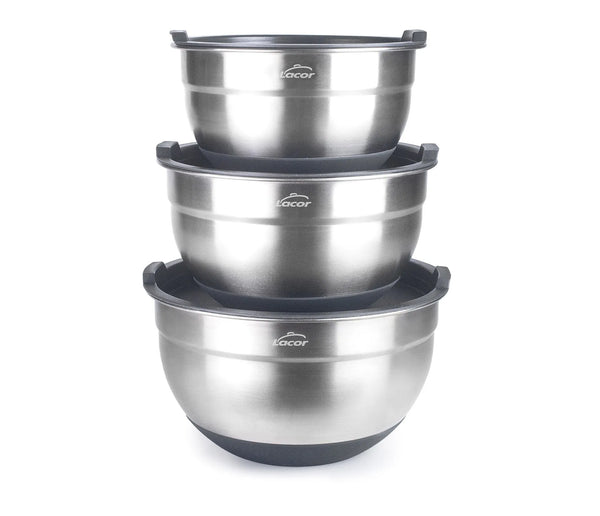 LACOR Set de 3 boles Inox 60050