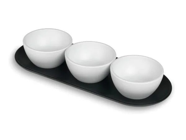 LACOR Bandeja 3 bowls Black 63403