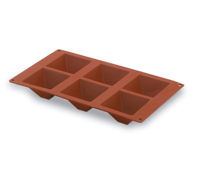 LACOR Molde pirámide 6 cavidades Pastryflex 66822
