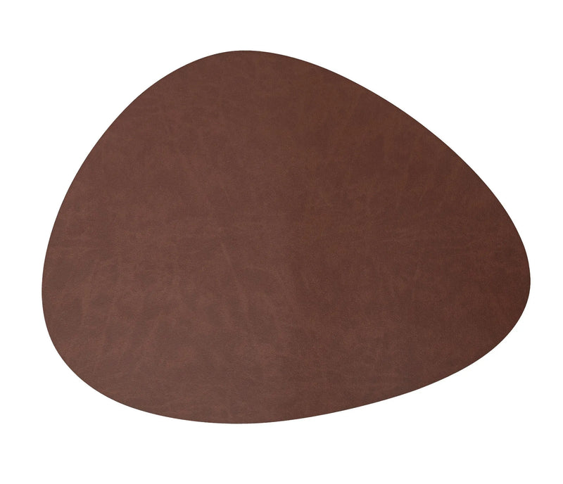 LACOR Mantel individual de cuero oval 66839